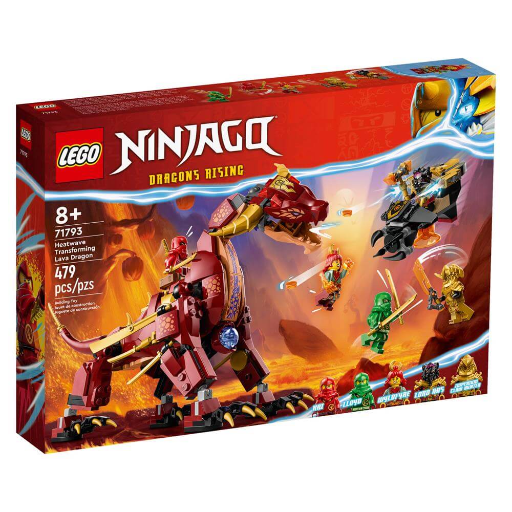 Lego Ninjago Heatwave Transforming Lava Dragon 71793